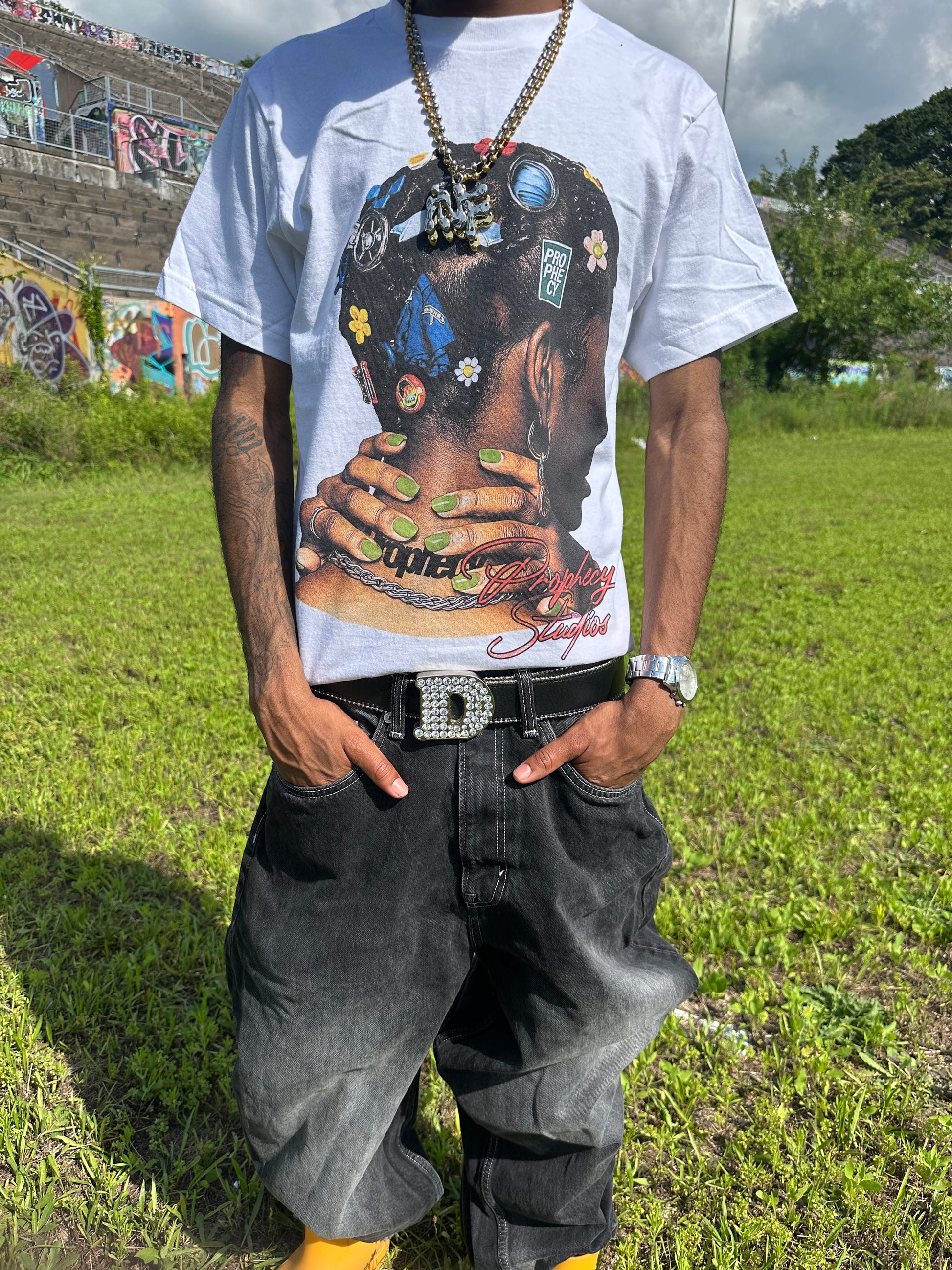 "BLACK IS ART" WHITE TEE