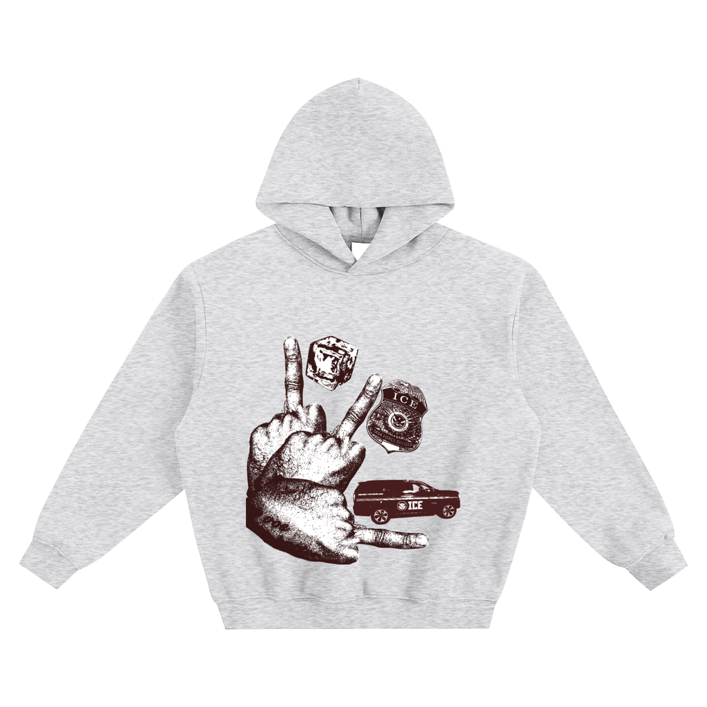 "F*ck ICE " Boxy Hoodie